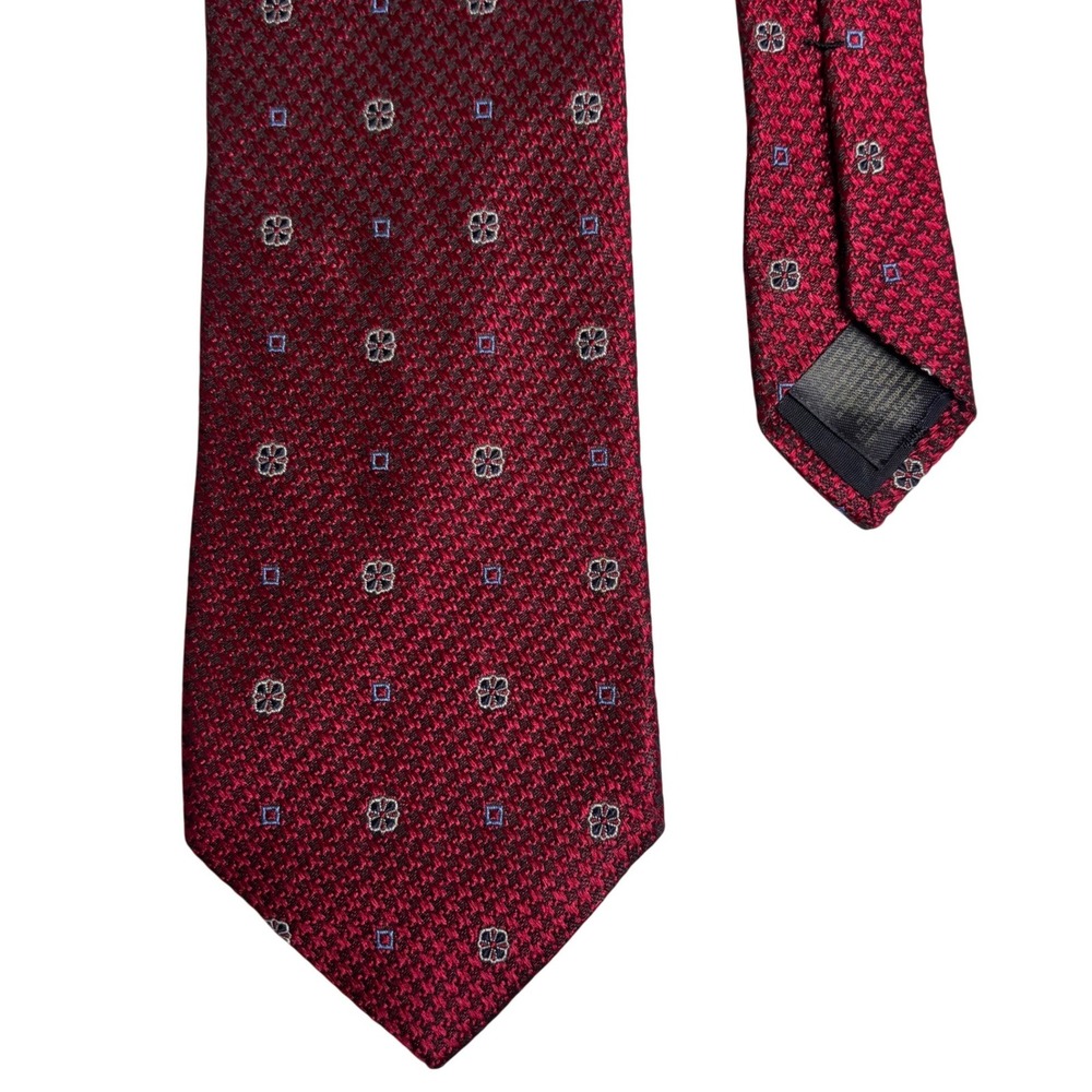 Brooks Brothers Mens Tie Silk‎ 59" Long Red Textured Professional Classic - Picture 2 of 5
